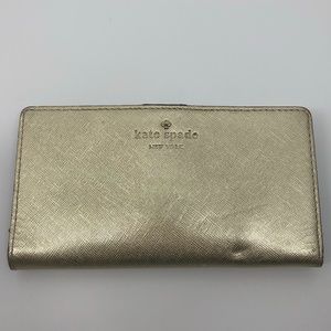Kate Spade Gold Wallet
